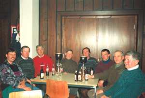 Siegerehrung Eisstockschießen
